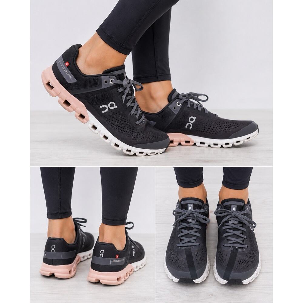 On Cloud X 3 Women Size 8 Gray Pink White Running Training Shoe Sneakers - Picture 3 of 5